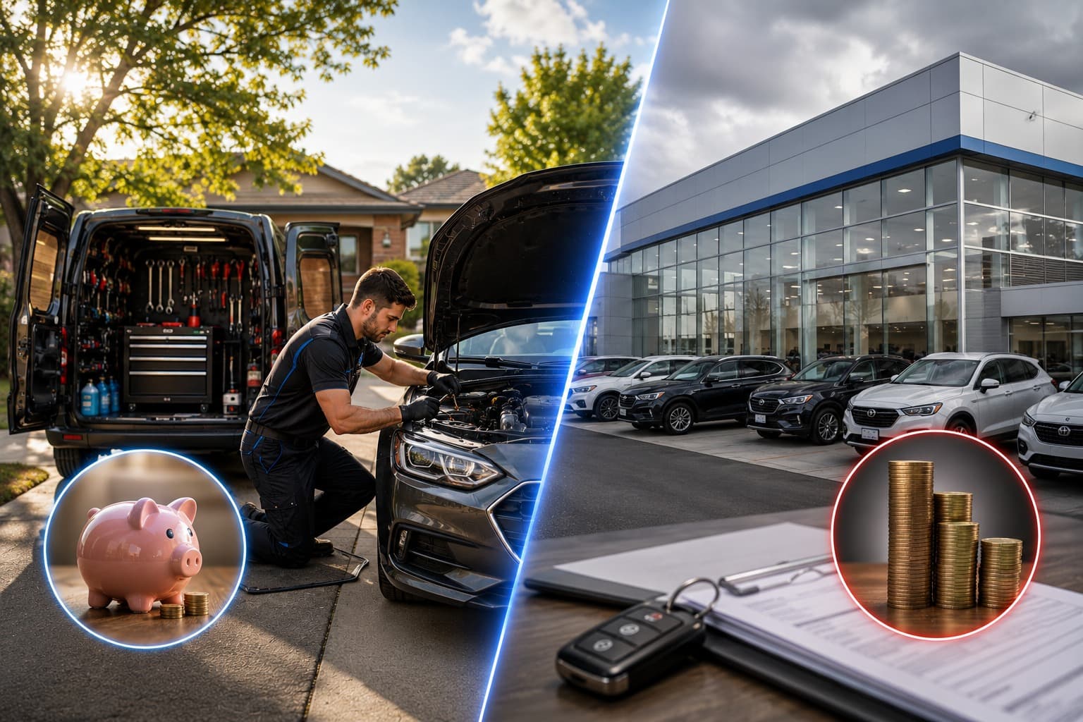 Mobile Mechanic vs Dealership Servicing: Full Cost Comparison